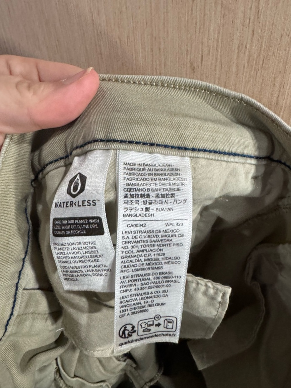 Levi's Khaki XX Chino Standard Taper Pants Size 38 - Picture 4 of 5